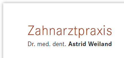 Zahnarztpraxis Dr. med. dent. Astrid Weiland